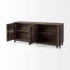 Hemlock 69L x 18W x 30H Brown Wood Sideboard thumbnail 6