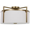 Colfax Brass 3 Light Semi Flush thumbnail 2