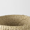 Sivannah  (Set of 3) Light Brown and Medium Brown Striped Seagrass Round Basket, Bins & Basket by Mercana, 19.69" length x 19.69" width x 23.62" height thumbnail 6