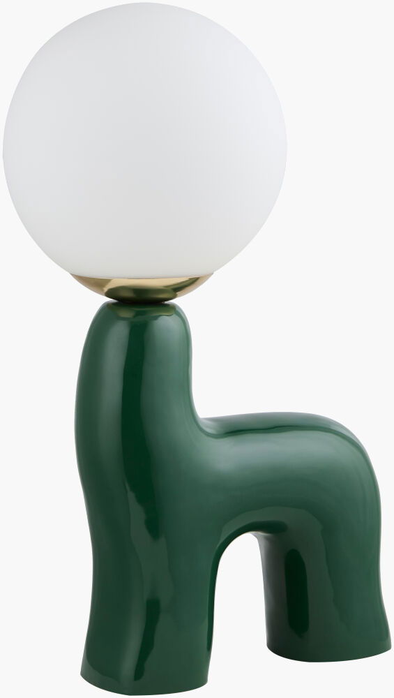 Opal Accent Table Lamp, by Surya, 7" width x 17" height