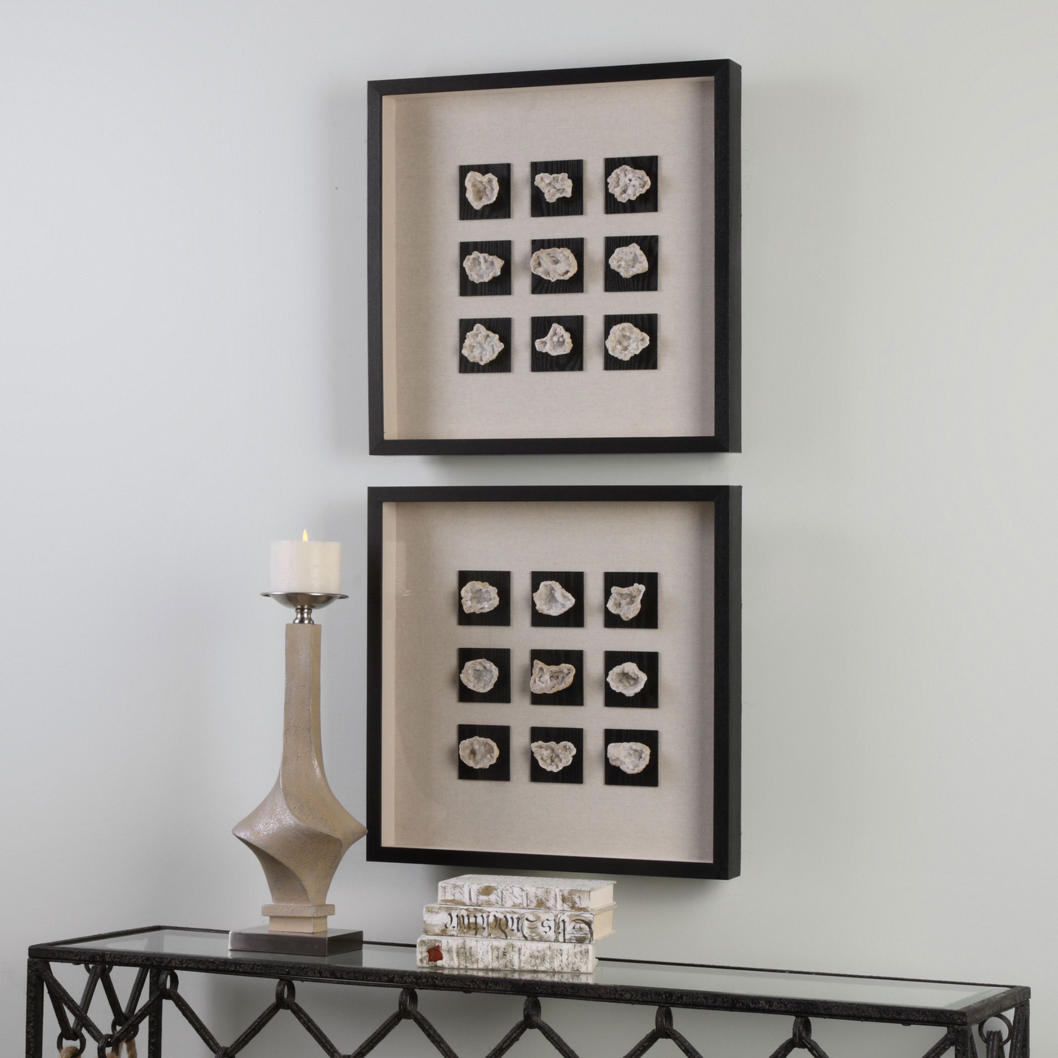 Geode Linen Shadow Box large image 