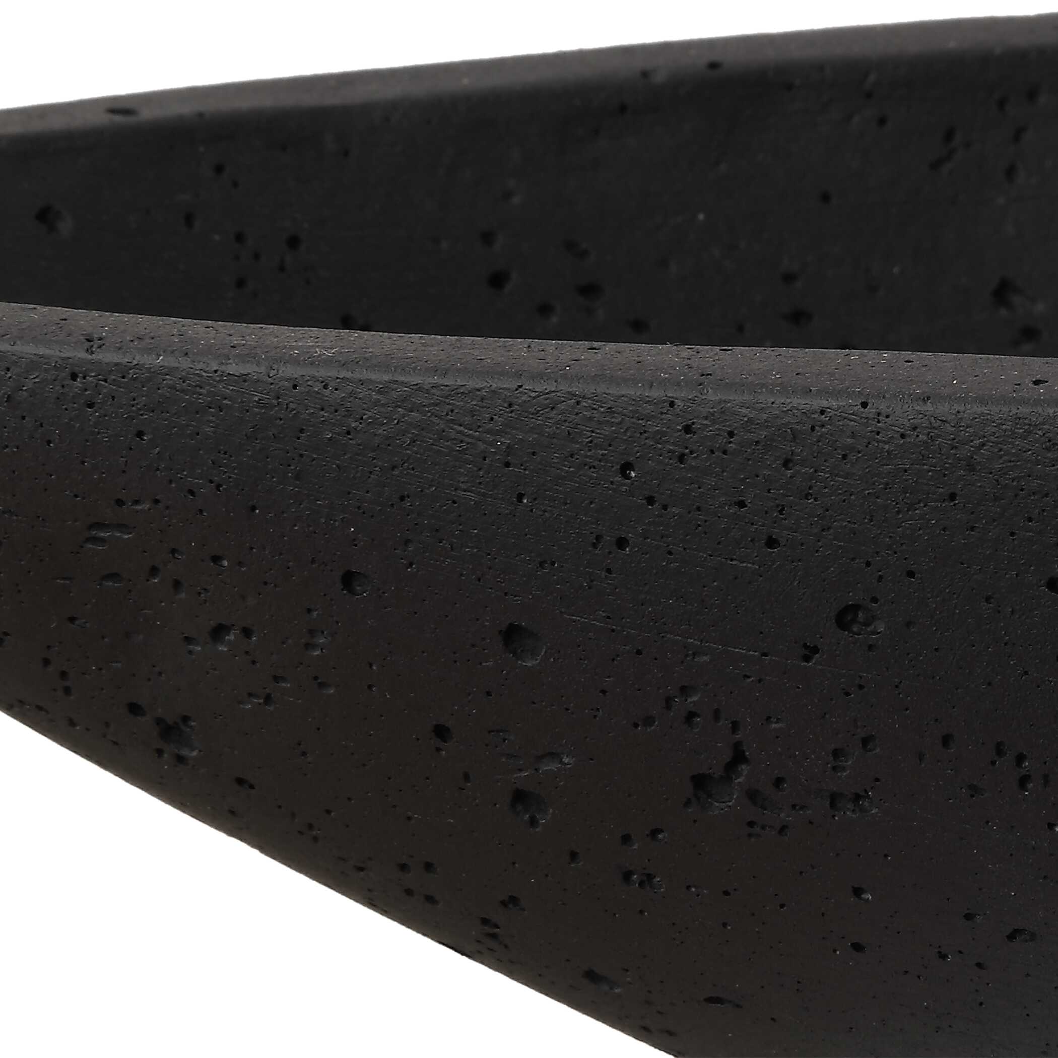 Vessel Cast Black Canoe Bowl, Decorative by Uttermost, 29" width x 2.75" height x 6.5" depth View 6