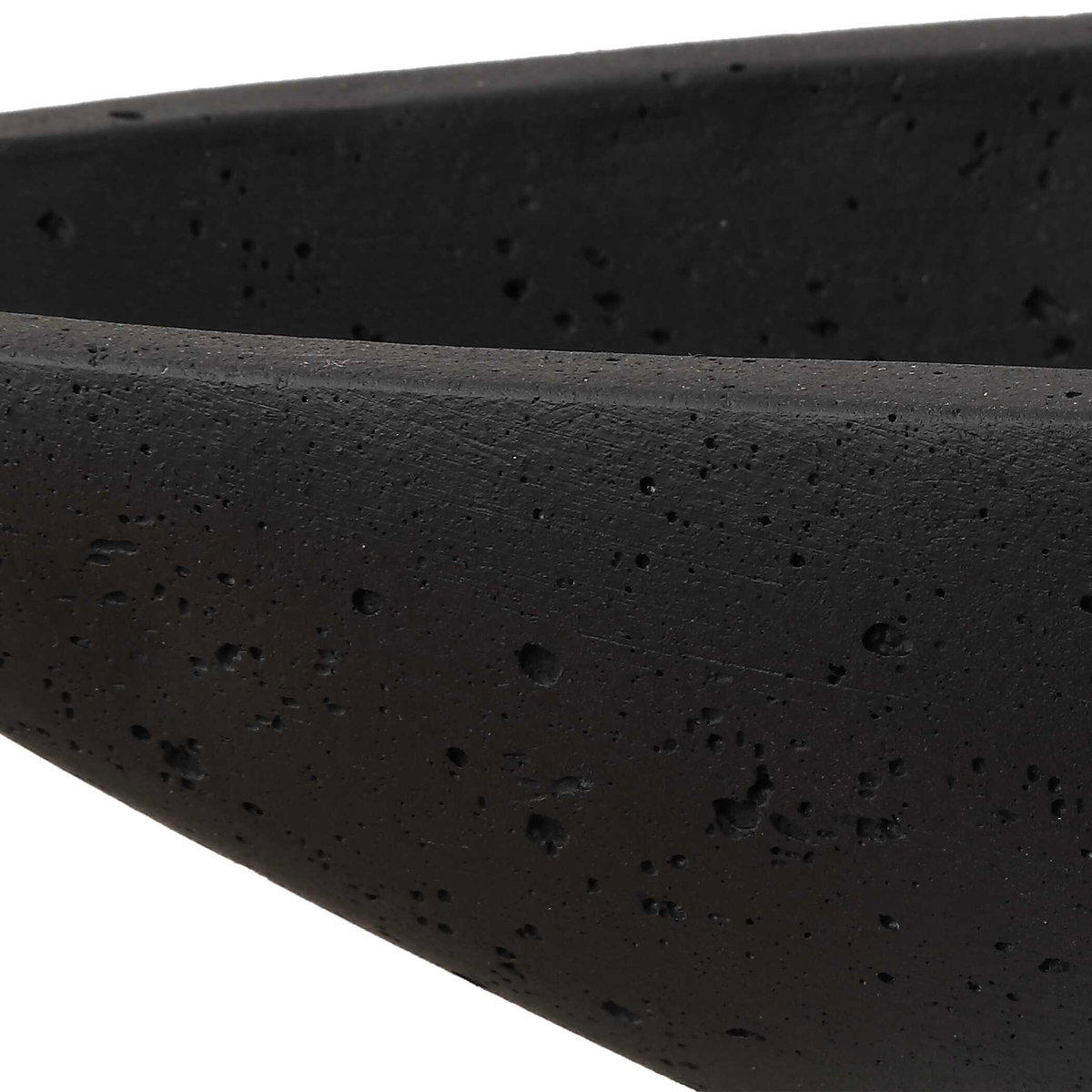 Vessel Cast Black Canoe Bowl, by Uttermost, 2'5" width x 2.75" height x 6.5" depth View 6