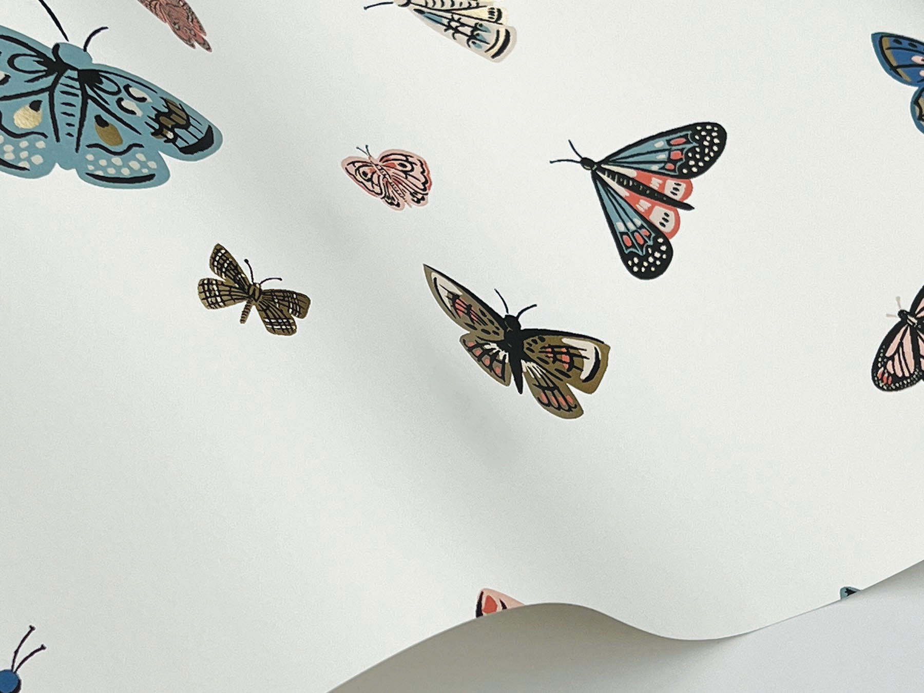 Butterfly House White Wallpaper Butterfly House White Wallpaper large image