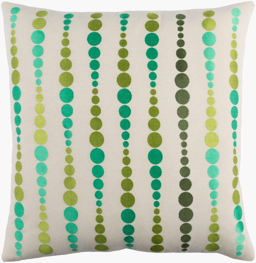Dewdrop Accent Pillow Down, Decorative Pillow by Surya, 20" length x 20" width