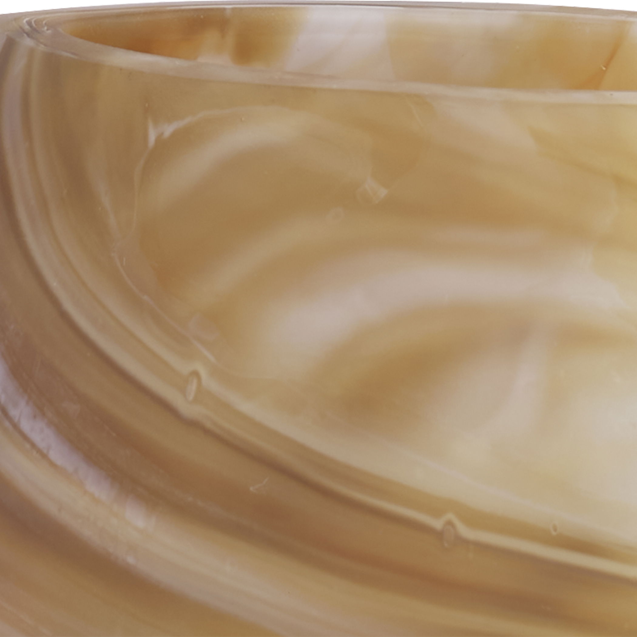 Fusion Swirled Caramel & Ivory Vases, Set/2 large image 