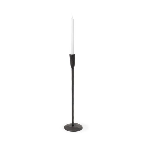 Levit (Large) Black Table Candle Holder