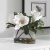 Middleton Magnolia Flower Centerpiece, Artificial Plants & Flower by Uttermost, 17.5" width x 15.75" height x 8.5" depth thumbnail 2