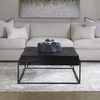 Telone Modern Black Coffee Table thumbnail 1