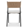 Foley Dining Chair White Set Of Two, by Moe's Home, 20.39" width x 31.5" height x 20.75" depth thumbnail 5