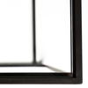 Arya (Set of 2) 24L x 10W Black Rectangular Glass Top Iron Frame Accent Table thumbnail 8