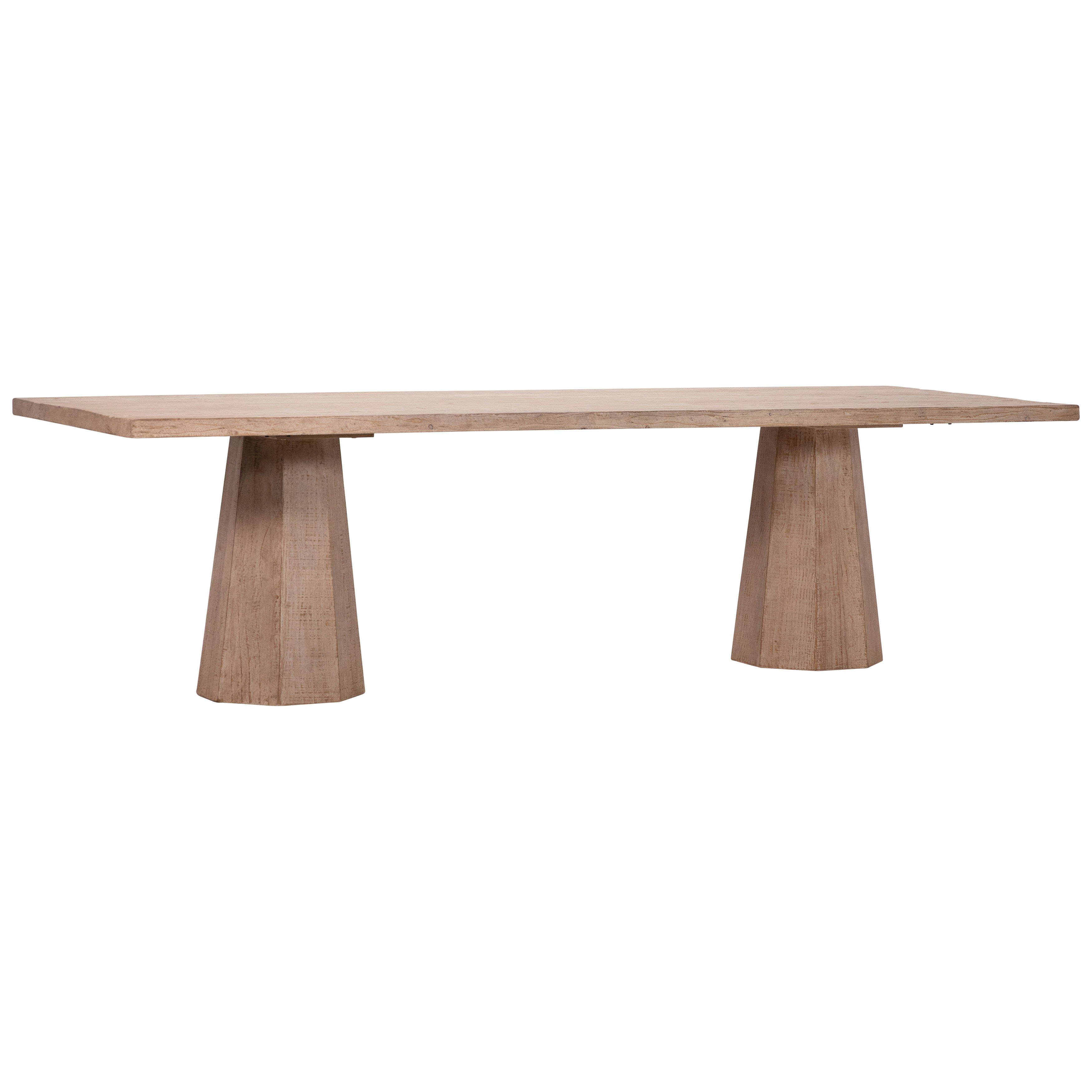 Jansen Dining Table 96', by Dovetail, 95.83" width x 30" height x 42" depth View 1