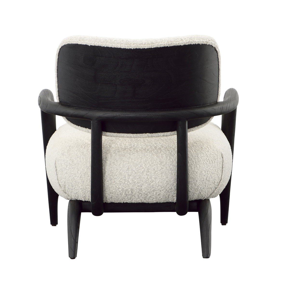 Arcona Occasional Chair Ivory, Accent Chair by Dovetail, 29.72" width x 30.04" height x 31.2" depth View 4