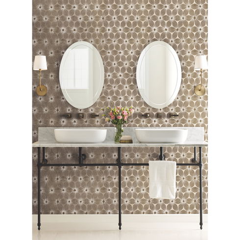 Everlasting Beige & Gold Wallpaper
