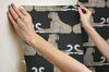 Reclining Cheetahs Black Peel & Stick Wallpaper thumbnail 5