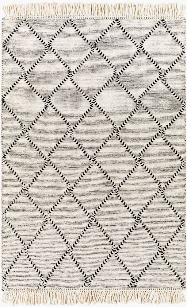 Uttar Handmade Rug, by Surya, 1'6" length x 1'6" width