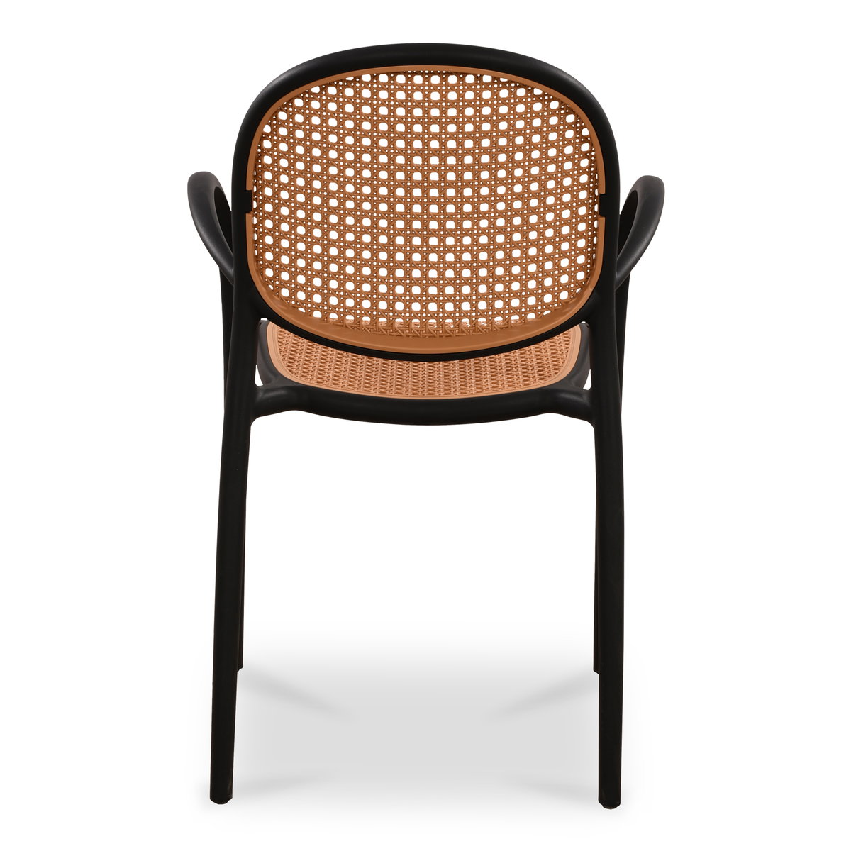 Soren Outdoor Dining Chair Black-set Of Two, Outdoor Chair by Moe's Home, 1'10" width x 2'9.5" height x 1'10.8" depth View 5
