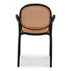 Soren Outdoor Dining Chair Black-set Of Two, Outdoor Chair by Moe's Home, 1'10" width x 2'9.5" height x 1'10.8" depth thumbnail 5