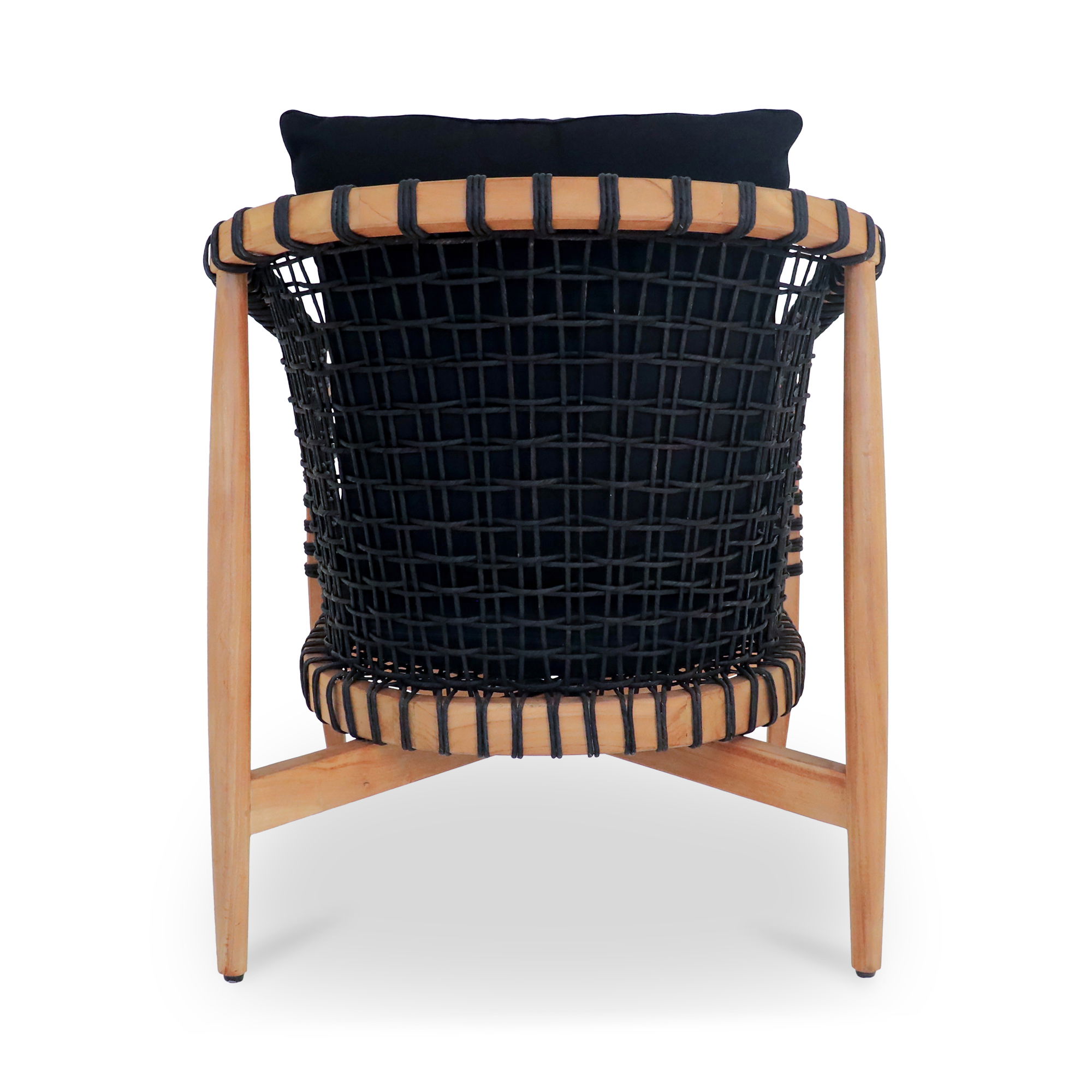 Kuna Outdoor Lounge Chair Black large image 