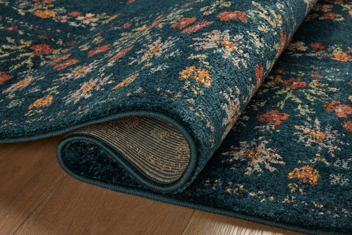 Rifle Paper Co. x Loloi Laurel Rug, 3'11" length x 5'7" width View 4