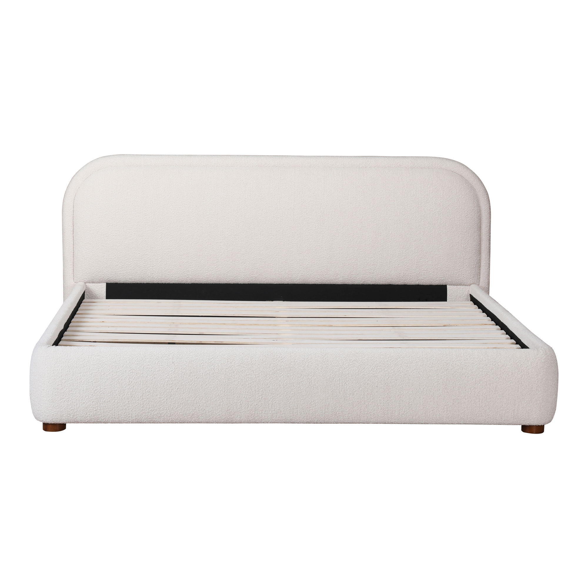Colin King Bed Oatmeal, by Moe's Home, 85.5" width x 40" height x 86" depth View 2