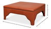 Streetman Cocktail Ottoman, Hermes Brown thumbnail 12