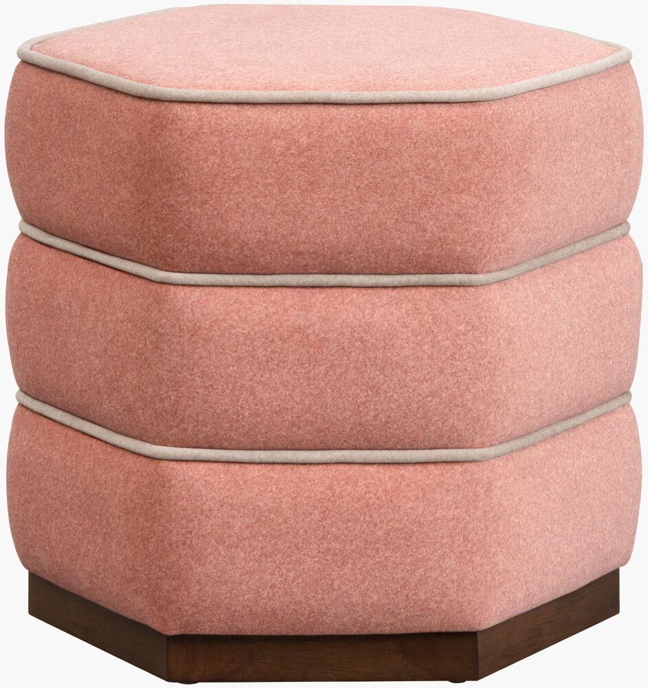 Rabia Ottoman, by Surya, 16" width x 17" height