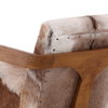 Bautista Occasional Chair Brown, Accent Chair by Dovetail, 25.5" width x 30" height x 33.5" depth thumbnail 6