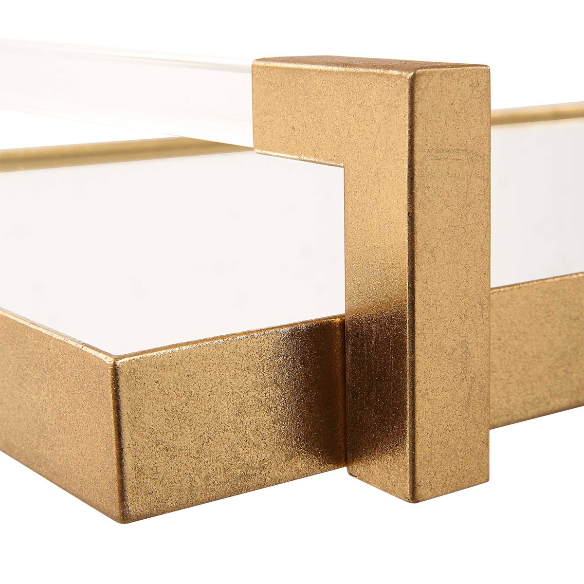 Deki Gold Mirrored Tray, Decorative Tray by Uttermost, 23.75" width x 3.12" height x 13.5" depth View 6