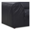 Form Classic L-shaped Modular Sectional Vantage Black Leather thumbnail 4