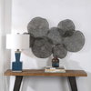 Ripley Metal Leaf Wall Art, by Uttermost, 3'11" width x 2'7" height x 3" depth thumbnail 2