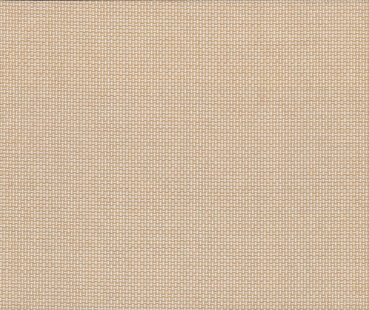 Cottage Basket Gold Metallic Wallpaper, by York Wall, 24' length x 3' width x 0.02" depth
