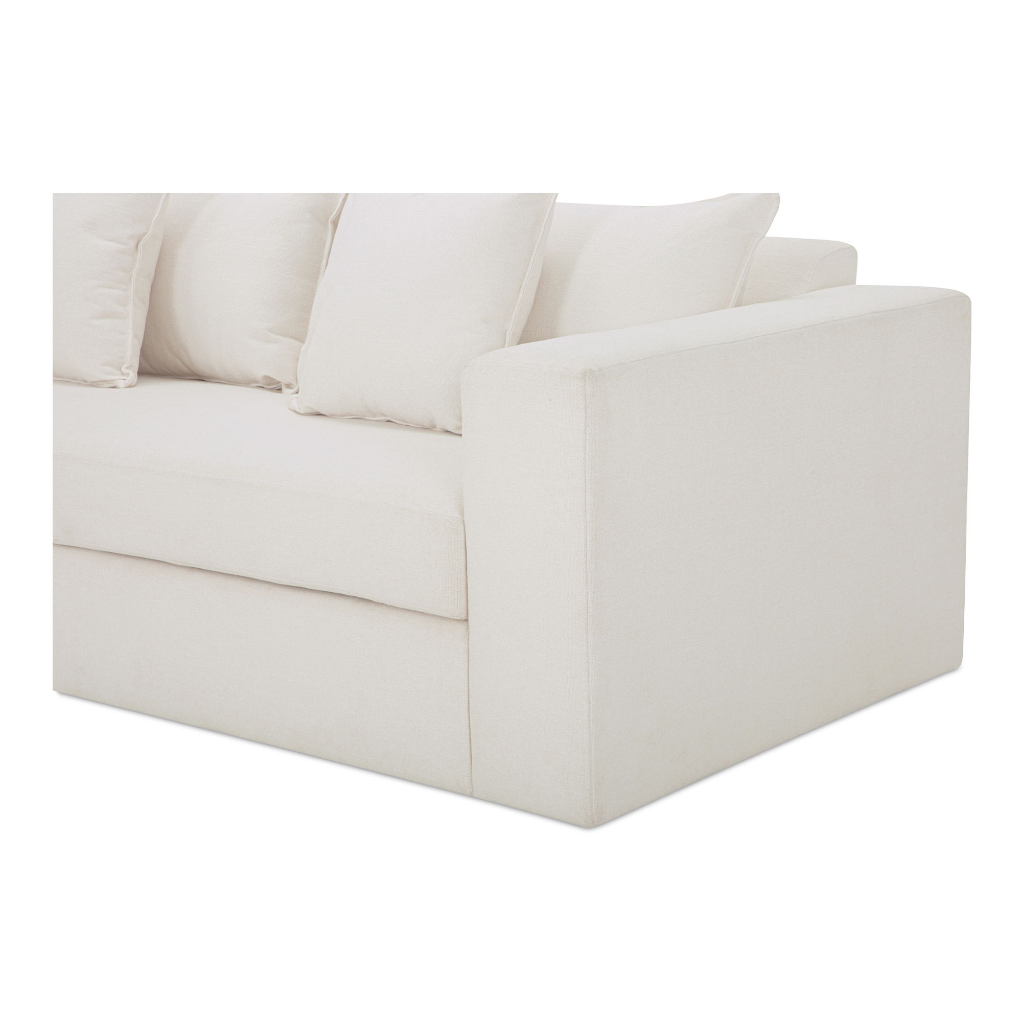 Kiran Sleeper Sofa White large image 