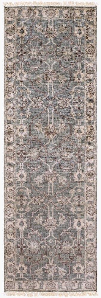 Theodora Handmade Rug, by Surya, 8' length x 2'6" width