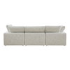 Terra Condo Lounge Modular Sectional Coastside Sand, Sectional Sofa by Moe's Home, 114" width x 32" height x 76" depth thumbnail 4