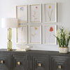 Wild Flourish Framed Floral Prints Set/6, Art by Uttermost, 14" width x 20" height x 1.5" depth thumbnail 2