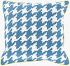 Houndstooth Accent Pillow, Decorative Pillow by Surya, 20" length x 20" width thumbnail