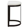 Ivanna White Counter Stool, Counter & Bar Stool by Uttermost, 18" width x 26" height x 14.5" depth thumbnail 6