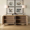 Evanston 4 Door Natural Oak Cabinet, Furniture by Uttermost, 78.75" width x 32" height x 19.37" depth thumbnail 4