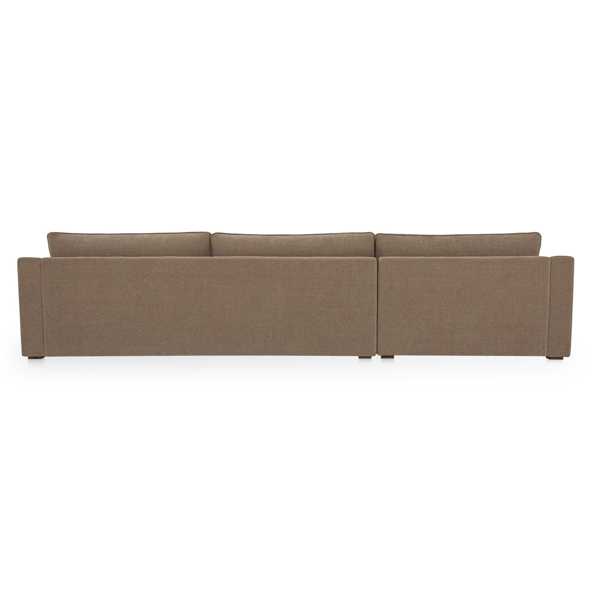 Farrow Sectional Taupe Left, Sectional Sofa by Moe's Home, 130.5" width x 31.75" height x 61.5" depth View 4