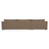 Farrow Sectional Taupe Left, Sectional Sofa by Moe's Home, 130.5" width x 31.75" height x 61.5" depth thumbnail 4