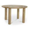 Milo Round Dining Table Oak, by Moe's Home, 48" width x 29.5" height x 48" depth thumbnail 2