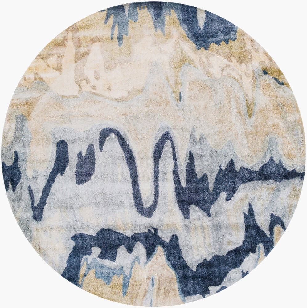 Gemini Handmade Rug, by Surya, 8' length x 8' width