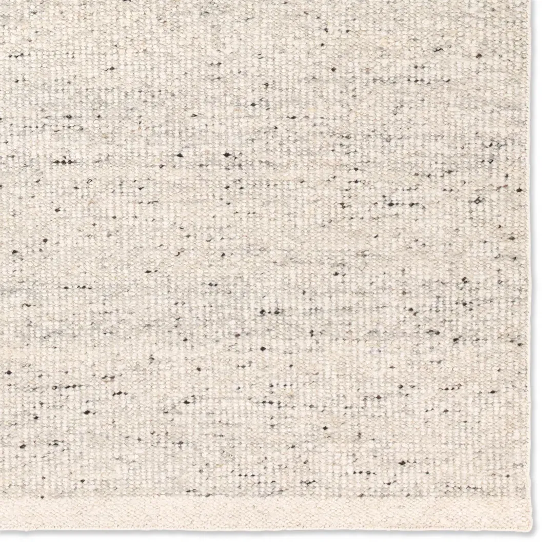 Jaipur Living Amgala LEO15 Handmade Solid Ivory Area Rug (8'x10') large image 