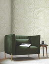 Fern Fronds Light Green & White Wallpaper thumbnail 2