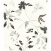 Linden Flower Black Wallpaper, by York Wall, 33' length x 1'8.5" width x 0.02" depth thumbnail