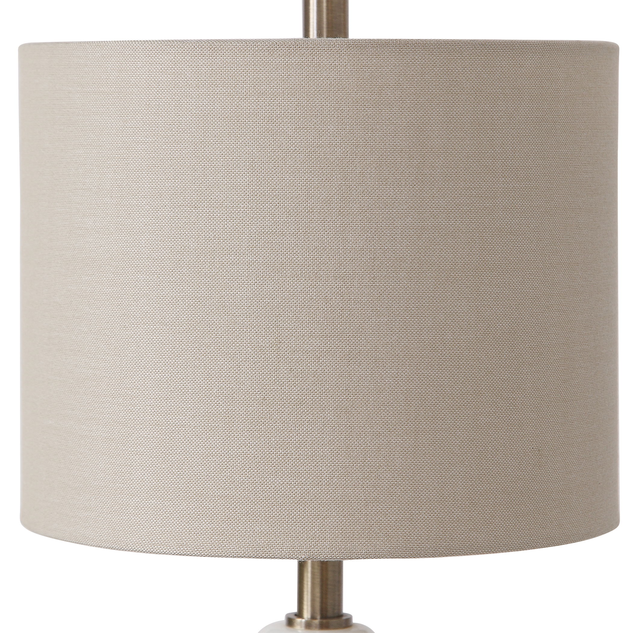 Natania Plated Brass Buffet Lamp large image 