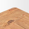 Stetson 84' Rectangular Natural Brown Wood Dining Table thumbnail 7