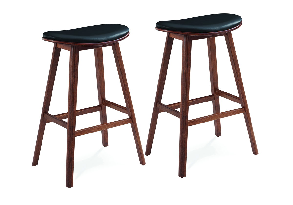 Corona Counter Height Stool, Exotic, (Set of 2), Counter & Bar Stool by Greenington, 13.5" length x 18.5" width x 27.25" height View 2