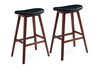 Corona Counter Height Stool, Exotic, (Set of 2), Counter & Bar Stool by Greenington, 13.5" length x 18.5" width x 27.25" height thumbnail 2